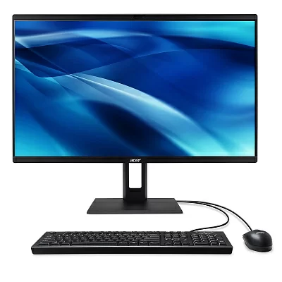 Моноблок Acer Veriton Z2694G 23.8" Full HD i5 12400 (2.5) 16Gb SSD512Gb UHDG CR noOS GbitEth WiFi BT 65W клавиатура мышь Cam черный 1920x1080