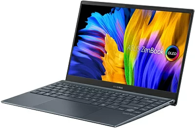 Ноутбук Asus Zenbook 13 OLED UX325EA-KG238 Core i5 1135G7 16Gb SSD512Gb Intel Iris Xe graphics 13.3" OLED FHD (1920x1080) noOS grey WiFi BT Cam (90NB0SL1-M00T30)