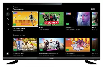 Телевизор LED Yuno 31.5" ULX-32TCS226 Яндекс.ТВ черный HD 50Hz DVB-T2 DVB-C DVB-S2 WiFi Smart TV (RUS)