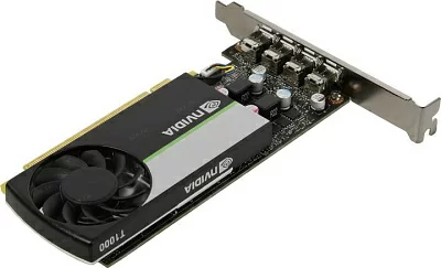 Видеокарта PNY PCI-E T1000 NVIDIA T1000 4Gb 128bit GDDR6 mDPx4 Bulk low profile