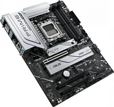 Материнская плата Asus PRIME X670-P SocketAM5 AMD X670 4xDDR5 ATX AC`97 8ch(7.1) 2.5Gg RAID+HDMI+DP