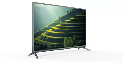 Телевизор LED Starwind 43" SW-LED43UG400 Яндекс.ТВ стальной 4K Ultra HD 60Hz DVB-T DVB-T2 DVB-C DVB-S DVB-S2 USB WiFi Smart TV