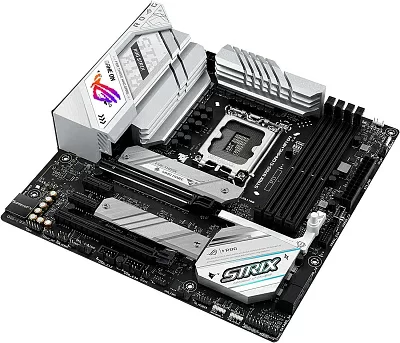 Материнская плата Asus ROG STRIX B760-G GAMING WIFI D4 Soc-1700 Intel B760 4xDDR4 mATX AC`97 8ch(7.1) 2.5Gg RAID+HDMI+DP