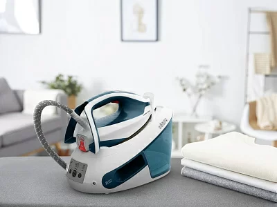 Парогенератор Tefal Express Power SV8111E0 2800Вт синий/белый