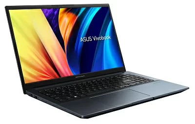Ноутбук Asus Vivobook Pro 15 M6500QH-HN038 Ryzen 5 5600H 16Gb SSD512Gb NVIDIA GeForce GTX 1650 4Gb 15.6" IPS FHD (1920x1080) noOS blue WiFi BT Cam (90NB0YJ1-M001T0)