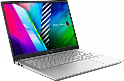 Ноутбук Asus Vivobook Pro 14 K3400PA-KP112W Core i5 11300H 8Gb SSD512Gb iOpt32Gb Intel Iris Xe graphics 14" IPS WQXGA (2560x1600) Windows 11 Home silver WiFi BT Cam (90NB0UY3-M02070)