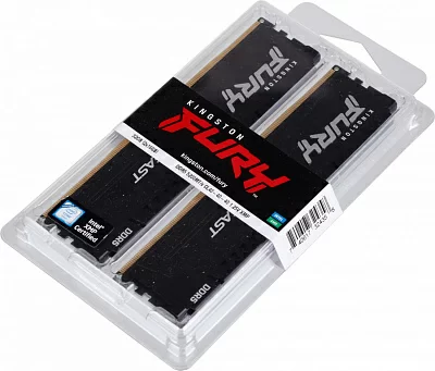 Память DDR5 2x16Gb 5200MHz Kingston KF552C40BBK2-32 Fury Beast RTL Gaming PC5-41600 CL40 DIMM 288-pin 1.25В kit single rank с радиатором Ret