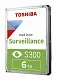 Жесткий диск Toshiba SATA-III 6Tb HDWT860UZSVA Surveillance S300 (5400rpm) 256Mb 3.5"