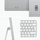 Моноблок Apple iMac A2439 24" 4.5K M1 8 core (3.2) 8Gb SSD256Gb 7 core GPU macOS WiFi BT 143W клавиатура мышь Cam серебристый 4480x2520