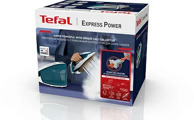 Парогенератор Tefal Express Power SV8111E0 2800Вт синий/белый