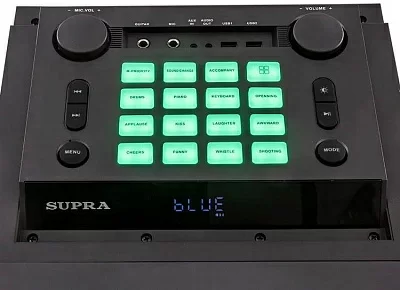 Минисистема Supra SMB-1200 черный 200Вт FM USB BT SD