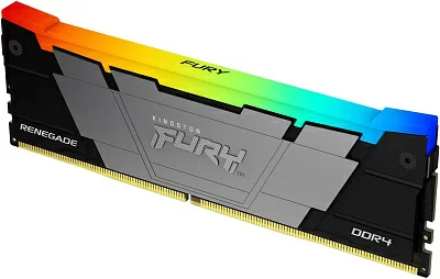 Память DDR4 16GB 3200MHz Kingston KF432C16RB12A/16 Fury Renegade RGB RTL Gaming PC4-25600 CL16 DIMM 288-pin 1.35В dual rank с радиатором Ret