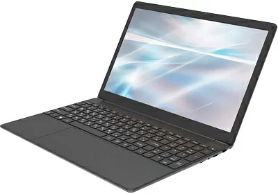 Ноутбук IRU Калибр 15GLG Celeron N4020 4Gb 1Tb Intel HD Graphics 600 15.6" IPS FHD (1920x1080) Free DOS black WiFi BT Cam 5000mAh (1882183)