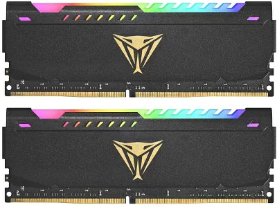 Память DDR4 2x8Gb 3600MHz Patriot PVSR416G360C0K Viper Steel RGB RTL Gaming PC4-28800 CL20 DIMM 288-pin 1.35В dual rank с радиатором Ret