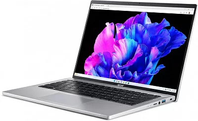 Ноутбук Acer Swift Go 14 SFG14-71-51EJ Core i5 1335U 16Gb SSD512Gb Intel Iris Xe graphics 14" OLED 2.8K (2880x1800) Windows 11 Home silver WiFi BT Cam (NX.KMZCD.002)
