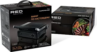 Электрогриль Red Solution SteakPRO RGM-M804 1950Вт черный