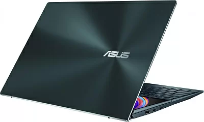Ноутбук Asus ZenBook Duo UX482EGR-HY370W Core i7 1195G7 16Gb SSD1Tb NVIDIA GeForce MX450 2Gb 14" IPS Touch FHD (1920x1080) Windows 11 Home blue WiFi BT Cam Bag (90NB0S51-M002T0)