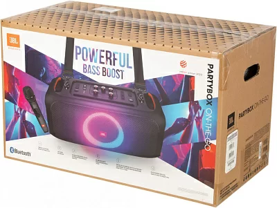 Минисистема JBL Partybox On-The-Go черный 100Вт BT