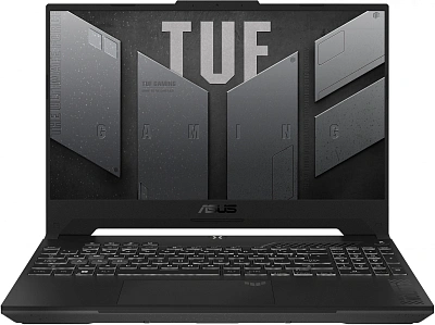 Ноутбук Asus TUF Gaming F15 FX507ZC4-HN143 Core i5 12500H 16Gb SSD512Gb NVIDIA GeForce RTX 3050 4Gb 15.6" IPS FHD (1920x1080) noOS grey WiFi BT Cam (90NR0GW1-M00B40)
