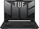 Ноутбук Asus TUF Gaming F15 FX507ZC4-HN143 Core i5 12500H 16Gb SSD512Gb NVIDIA GeForce RTX 3050 4Gb 15.6" IPS FHD (1920x1080) noOS grey WiFi BT Cam (90NR0GW1-M00B40)