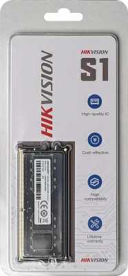 Память DDR4 4Gb 2666MHz Hikvision HKED4042BBA1D0ZA1/4G RTL PC4-21300 CL19 SO-DIMM 260-pin 1.2В Ret