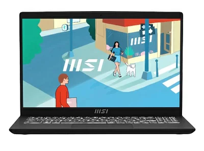 Ноутбук MSI Modern 15 H B13M-097XRU Core i7 13700H 16Gb SSD512Gb Intel Iris Xe graphics 15.6" IPS FHD (1920x1080) Free DOS black WiFi BT Cam (9S7-15H411-097)