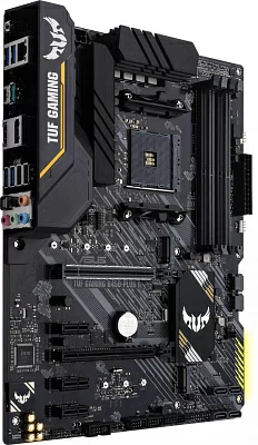 Материнская плата Asus TUF GAMING B450-PLUS II Soc-AM4 AMD B450 4xDDR4 ATX AC`97 8ch(7.1) GbLAN RAID+HDMI+DP