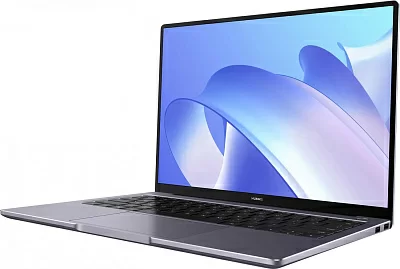 Ноутбук Huawei MateBook 14 KLVG-X Core i5 1340P 16Gb SSD512Gb Intel Iris Xe graphics 14" IPS 2K (2160x1440) Windows 11 Home grey space WiFi BT Cam (53013YGL)