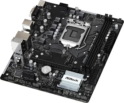 Материнская плата Asrock H410M-H/M.2 SE Soc-1200 Intel H370 2xDDR4 mATX AC`97 8ch(7.1) GbLAN+VGA+HDMI+DP