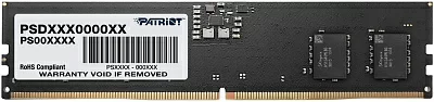 Память DDR5 16Gb 4800MHz Patriot PSD516G480081 Signature RTL PC5-38400 CL40 DIMM 288-pin 1.1В single rank Ret