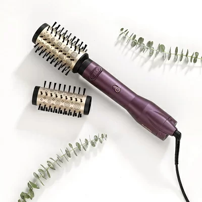 Фен-щетка Babyliss AS950E 650Вт фиолетовый