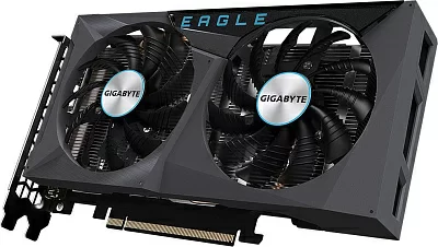 Видеокарта Gigabyte PCI-E 4.0 GV-N3050EAGLE OC-6GD NVIDIA GeForce RTX 3050 6Gb 96bit GDDR6 1500/14000 HDMIx2 DPx2 HDCP Ret