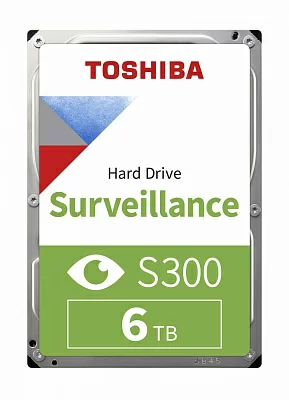 Жесткий диск Toshiba SATA-III 6Tb HDWT860UZSVA Surveillance S300 (5400rpm) 256Mb 3.5"