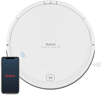 Пылесос-робот Tefal X-Plorer Serie 45 RG8227WH белый/белый