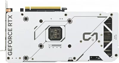 Видеокарта Asus PCI-E 4.0 DUAL-RTX4070S-O12G-WHITE NVIDIA GeForce RTX 4070 Super 12Gb 192bit GDDR6X 2520/21000 HDMIx1 DPx3 HDCP Ret