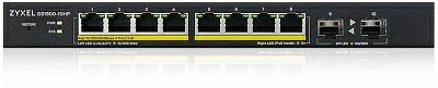 Коммутатор Zyxel GS1900-10HP-EU0102F (L2) 8x1Гбит/с 2SFP 8PoE+ 77W управляемый