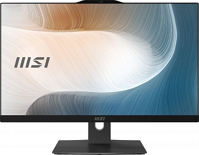 Моноблок MSI Modern AM242P 12M-668XRU 23.8" Full HD i7 1260P (2.1) 16Gb SSD512Gb Iris Xe noOS GbitEth WiFi BT 120W клавиатура мышь Cam черный 1920x1080