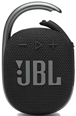 Колонка порт. JBL Clip 4 черный 5W 1.0 BT 15м 500mAh (JBLCLIP4BLK)