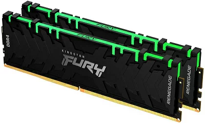 Память DDR4 2x8Gb 3600MHz Kingston KF436C16RBAK2/16 Fury Renegade RGB RTL Gaming PC4-28800 CL16 DIMM 288-pin 1.35В kit single rank с радиатором Ret