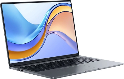 Ноутбук Honor MagicBook X16 Core i5 12450H 16Gb SSD512Gb Intel UHD Graphics 16" IPS WQXGA (1920x1200) Windows 11 Home grey WiFi BT Cam (5301AFHH)