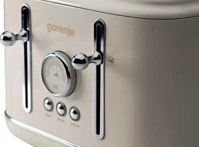 Тостер Gorenje T2300CLIN 1150Вт бежевый/серебристый