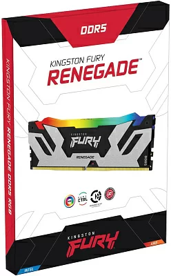 Память DDR5 2x24GB 6400MHz Kingston KF564C32RSAK2-48 Fury Renegade XMP RGB RTL Gaming PC5-51200 CL32 DIMM 288-pin 1.4В kit с радиатором Ret