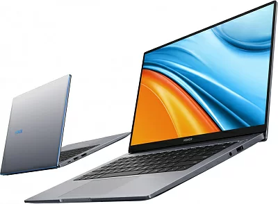 Ноутбук Honor MagicBook 14 NMH-WDQ9HN Ryzen 5 5500U 8Gb SSD512Gb AMD Radeon 14" IPS FHD (1920x1080) Free DOS grey WiFi BT Cam (5301AFVH)