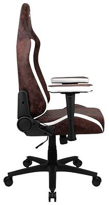 Кресло для геймера Aerocool CROWN AeroSuede Burgundy Red (<150кг, ткань AeroSuede, 2 подушки, 2D подлокотник)