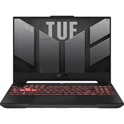 Ноутбук Asus TUF Gaming A15 FA507NV-LP021 Ryzen 7 7735HS 16Gb SSD1Tb NVIDIA GeForce RTX4060 8Gb 15.6" IPS FHD (1920x1080) noOS grey WiFi BT Cam (90NR0E85-M007N0)