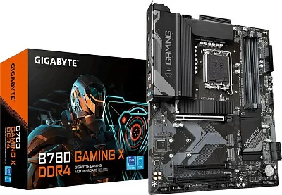 Материнская плата Gigabyte B760 GAMING X DDR4 Soc-1700 Intel B760 4xDDR4 ATX AC`97 8ch(7.1) 2.5Gg RAID+HDMI+DP