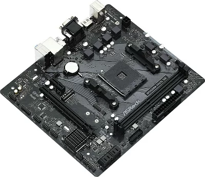 Материнская плата Asrock B550M-HVS SE Soc-AM4 AMD PRO565 2xDDR4 mATX AC`97 8ch(7.1) GbLAN RAID+VGA+HDMI