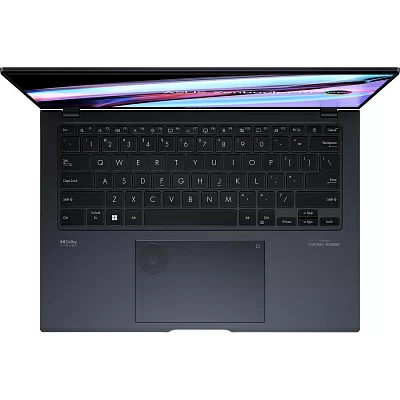 Ноутбук Asus Zenbook Pro 14 OLED UX6404VV-P1122X Core i9 13900H 16Gb SSD1Tb NVIDIA GeForce RTX4060 8Gb 14.5" OLED Touch 2.8K (2880x1800) Windows 11 Professional black WiFi BT Cam Bag (90NB11J1-M00620)