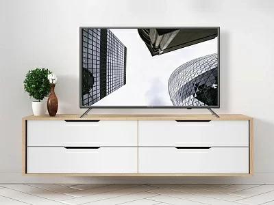 Телевизор LED Kivi 32" 32H710KB серый HD 50Hz DVB-T2 DVB-C WiFi Smart TV (RUS)