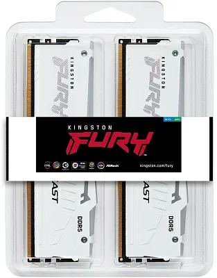 Память DDR5 2x32GB 5200MHz Kingston KF552C40BWAK2-64 Fury Beast RGB RTL Gaming PC5-41600 CL40 DIMM 288-pin 1.25В single rank с радиатором Ret